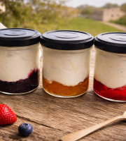 Ferme de l'Elanion - Fromage Blanc Confiture De Cassis 130g