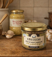 La Maison du Charolais - Pâté de Bœuf Charolais à la moutarde IGP de Bourgogne 180g