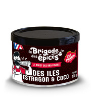 La Brigade des Epices - DES ILES - Assaisonnement pour poissons - Coco, curcuma et estragon 100g