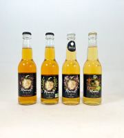 Cidre Mauret - Pack découverte 2 - L'Or des Pirates - 4 gammes de Cidre - 12x33cl