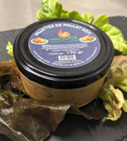 Ferme Joos - Rillettes de poulet rôti de la ferme Joos 170g
