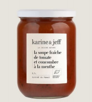 Karine & Jeff - Soupe fraîche de tomate et concombre à la menthe 50cl