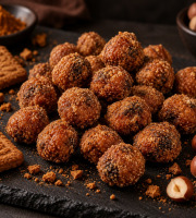 La confiserie d’antan 100% bio - Noisettes caramélisées aux spéculoos - vrac 500 gr