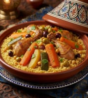 Le Paradis d'Escargot - Couscous poulet avec ces légumes pour 5 personnes