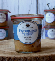 La Bourriche aux Appétits - Rillettes d'esturgeon vodka et épices cajun 100g