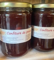 Des Poules et des Vignes à Bourgueil - Confitures de prunes (600gr)