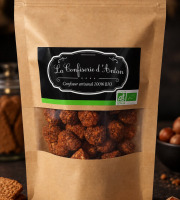 La confiserie d’antan 100% bio - Noisettes caramélisées aux spéculoos - 130 gr