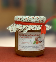 Les Perles Rouges - Confiture Extra D'abricot À La Noix De Coco