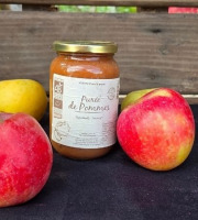 Le verger bio de Quinsac - Purée de pomme 370gr BIO et DEMETER