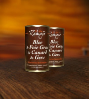 Maison Ramajo - Bloc de foie gras de canard IGP Gers : Lot 2 boites 200g