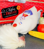 SCEA DES BRESSANS - GUILLERMIN Vincent - [Précommande] Chapon de Bresse AOP effilé - Noël - 3kg