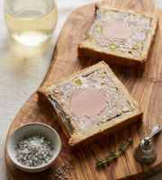Le Cochon Sans Cochonnerie - Pâté en croûte Richelieu au foie gras sans nitrite 2 tranches 220g