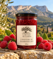L'OLIVERAIE DU COUDON - CONFITURE DE FRAMBOISE BIO 300Gr