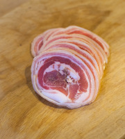 Ferme de Montchervet - Lard roulé Sec Tranché, 200g