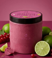Maison Dufoux - Glace groseille/citron vert 55% de purée de fruit