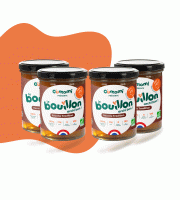 Oùmami - Le coffret bouillon d'os pour "Mini cure" x4