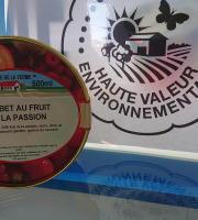Les Glaces de la Promesse - Sorbet aux fruits de la passion