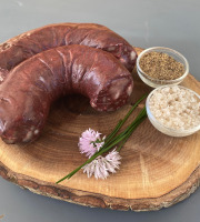 Mas de Monille - Boudin Noir à la viande 400g - Porc noir gascon