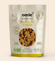 Omie - Granola banane noix de coco - avoine français - 330 g