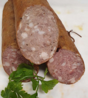 Ferme de la Paumerais - SAUCISSON A L'AIL 500 Gr - (x1)