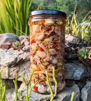 L'OLIVERAIE DU COUDON - SALADE DE FRUITS DE MER # PRODUIT PRESTIGE  1350Gr