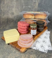 Maison Lascours - Kit à Burger pour 4 personnes