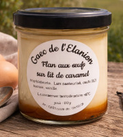 Ferme de l'Elanion - Flan  À La Vanille Sur Son Lit De Caramel En Pot x4