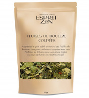 Esprit Zen - Feuilles de Bouleau séchées - Tisane - Sachet refermable de 50g