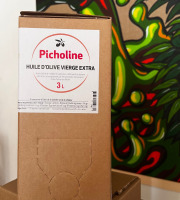 Les amandes et olives du Mont Bouquet - Huile d'olive Picholine 3 litres