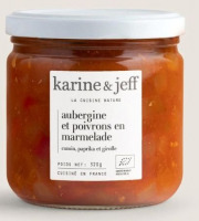 Karine & Jeff - Aubergines et poivrons en marmelade - cumin, paprika et girofle 320g