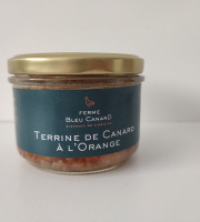 Ferme Bleu Canard - lot de 12 terrines de canard à l'orange