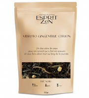 Esprit Zen - Thé Noir "Vibrato Gingembre Citron" - gingembre - citron - Sachet 100g