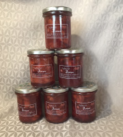 La Ferme des Prun'Elles - Confiture de fraises - Lot de 6 pots