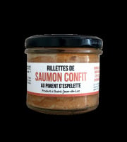 ONAKE - Le Fumoir du Pays Basque - Rillettes Saumon Confit au Piment d'Espelette  x15