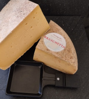 Ferme des Petits Monts - Lot Raclette fermière NATURE/BRUSCHETTA BIO - 2x 1/4 de meule
