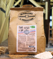 Moulins de Versailles - Farine De Blé Bio T150 / Intégrale - 5kg
