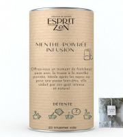 Esprit Zen - Menthe Poivrée - Infusion -  Boite - 20 Infusettes