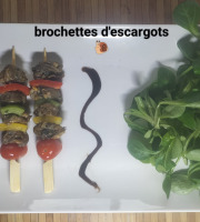 Le Paradis d'Escargot - la brochette d’escargots