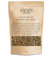 Esprit Zen - Fleur de Sel pour Tomate Mozzarella - Sachet refermable de 50g