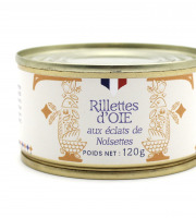 Ferme des Fayards - Rillettes d’Oie aux éclats de Noisettes torréfiées 120g