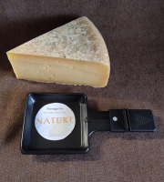 Ferme des Petits Monts - Raclette fermière NATURE BIO au lait cru -  Part de 0,5 kg