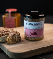 Maison Martin-Pouret - Rillettes de canard fumé à la moutarde au piment d'Espelette 150g