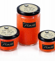 Caviar Perle Noire - Oeufs de truite fumés - 500 gr