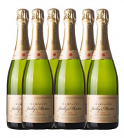 Champagne J. Martin et Fille - Lot de 6 Bouteilles de Champagne Brut Tradition