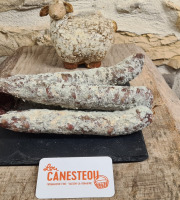 Lou Canesteou - Saucisse sèche perche  locale porc du Ventoux 200g