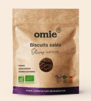 Omie - Biscuits apéritifs aux olives bio - farine de blé de Bourogne - 100 g