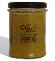 CLAC Conserverie - Confiture courgettes citron bio - 220g