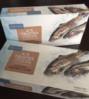 AQUADIS NATURELLEMENT - [surgelé]  1kg  Truites Éviscérées À Chair Rose 170/230gr