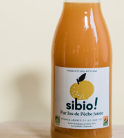 Sibio - Pur jus de peche jaune  bio 25cl