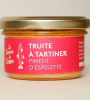 Pisciculture du Ciron - Truite À Tartiner Au Piment D'espelette 90g x 12